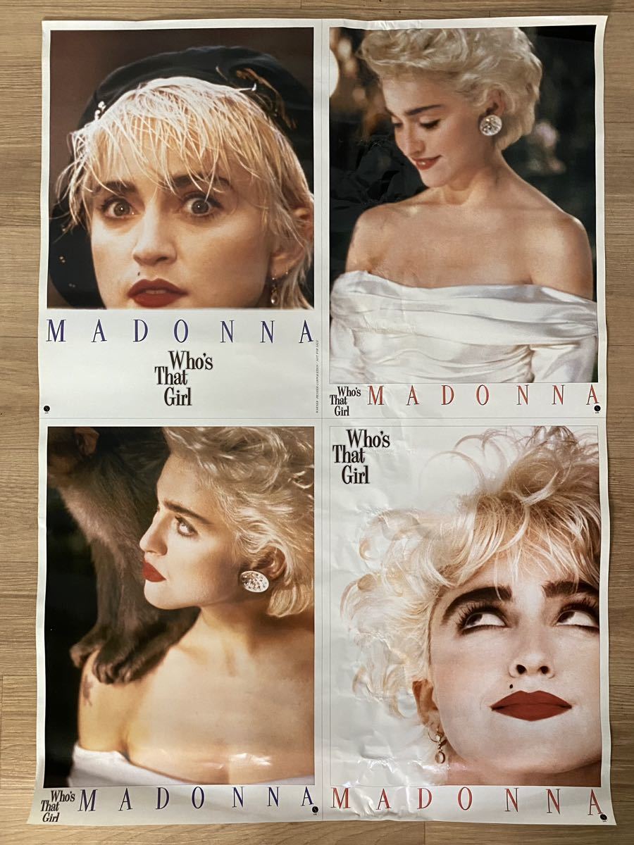 M8156[MADONNA] Madonna постер 4 листов совместно подлинная вещь 