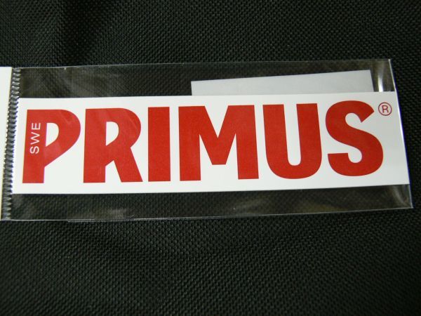 【PRIMUS プリムス】ステッカーS（レッド）_画像1