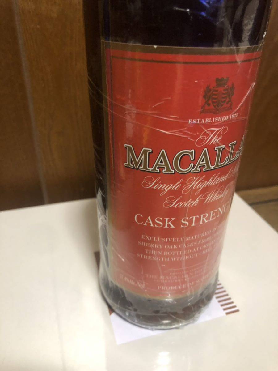 The MACALLAN ザ・マッカラン カスクストレングス 赤ラベル ウイスキー 750ml 57.4% 箱なし 最終価格_画像2