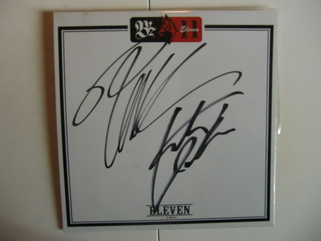 B'z 直筆サイン色紙 LIVE-GYM 2001『ELEVEN』ライブ会場限定(サイン