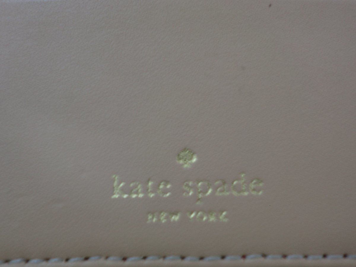 【Kate Spade】　ケイトスペード　カードケース　バイカラー　ピンク×ベージュ　SY03-I36★★★_画像5