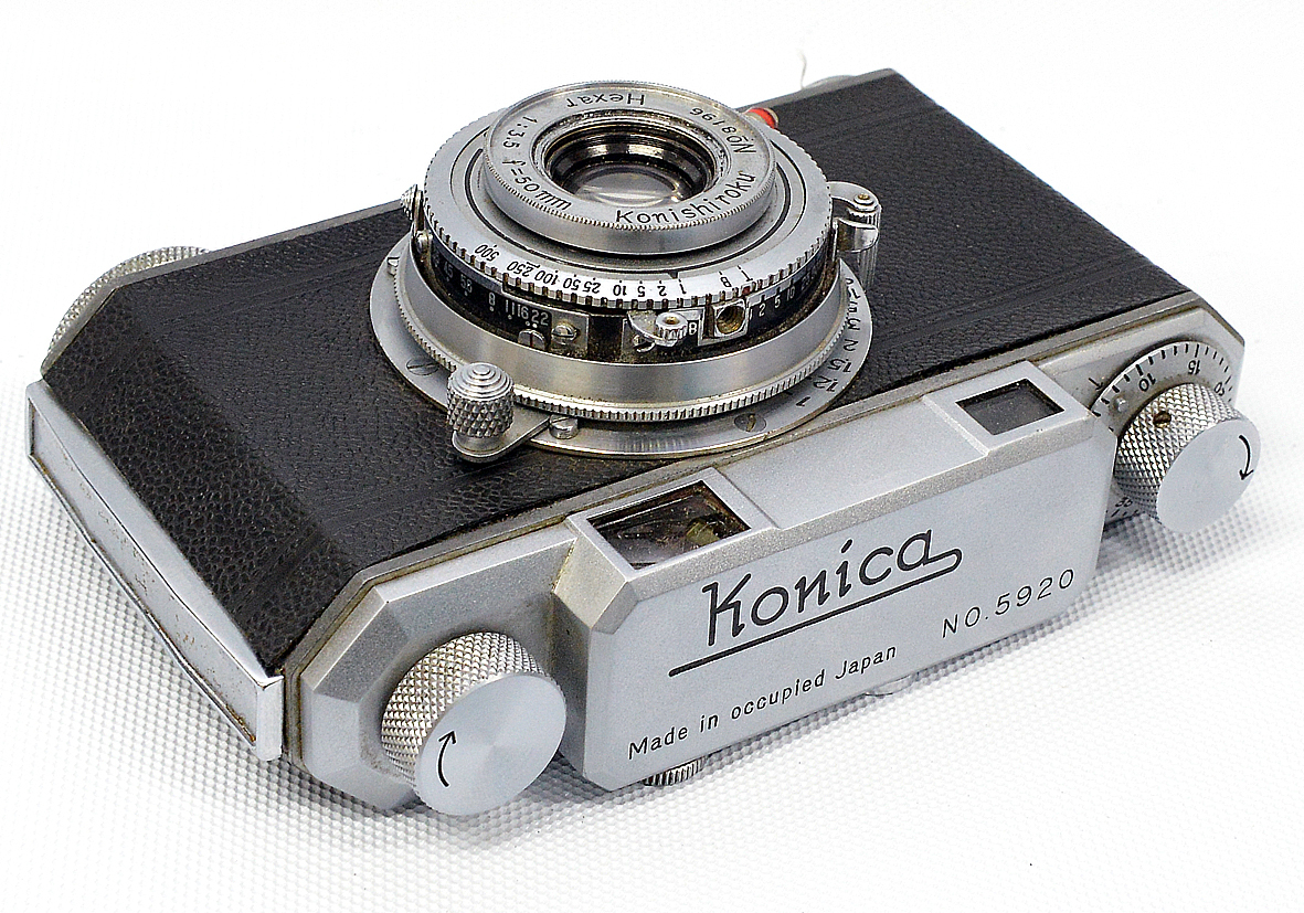 konica コニカ 1型 Made in occupied Japan Hexar 50mm F3.5 中古品_画像2
