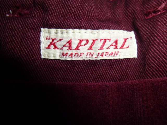  новый товар KAPITAL Kapital другой .amishu гаучо брюки * повторный мир 