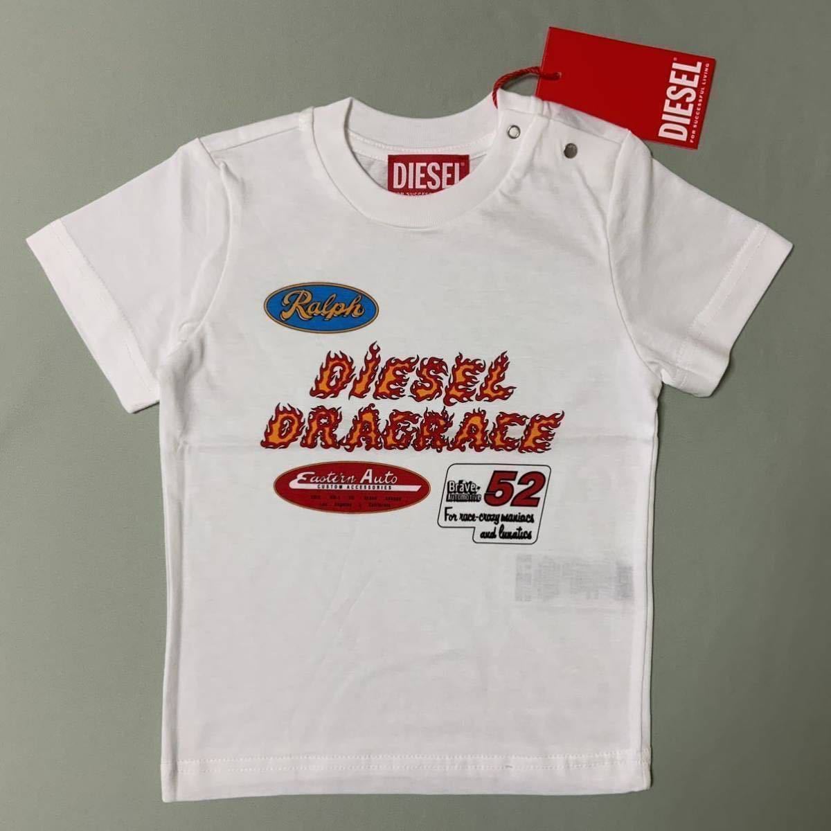 洗練されたデザイン　ディーゼルキッズ　DIESEL BABY　TARCYB　Tシャツ　12M　80cm　K00252 00YI9　#KIDSMAKO　正規品