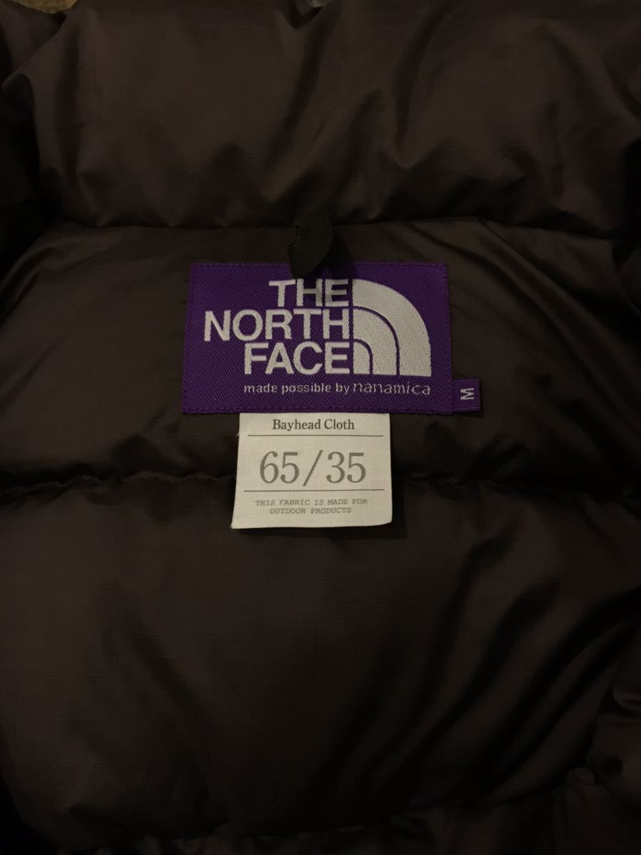 【未使用】THE NORTH FACE パープルレーベル 65/35 M モンキータイム別注 ノースフェイス ダウン ND2174N アローズ_画像3