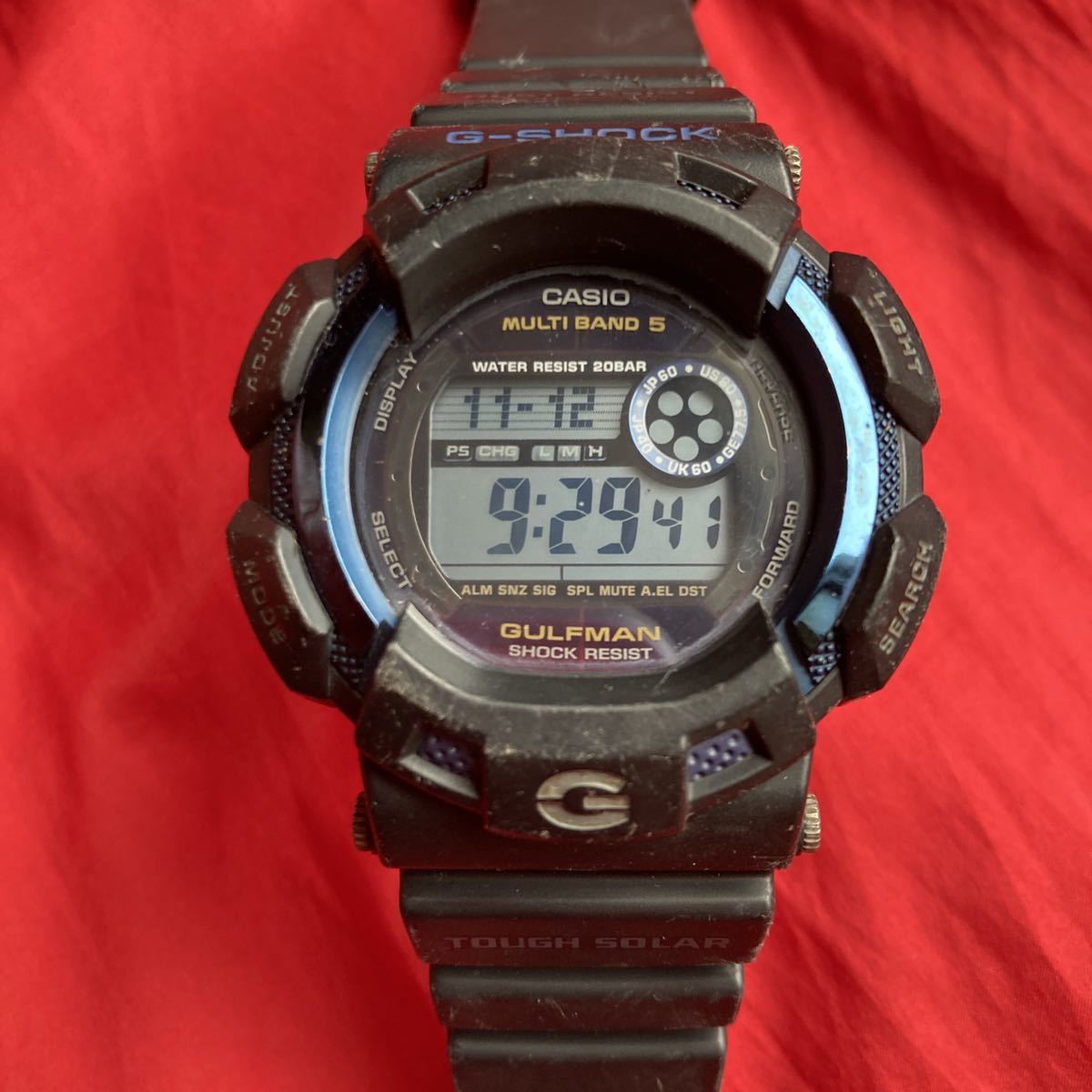 G-SHOCK/GW-9100/限定/電波ソーラー/ブルー/ガルフマン/25周年|時計 G-SHOCK/GW-9100/限定/電波ソーラー/ブルー/ガルフマン/25周年|時計
