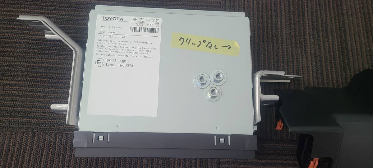 30系後期 トヨタ アルファード ヴェルファイア ディスプレイオーディオ用 純正オプション CD DVD デッキ AGH30 GGH30_画像2