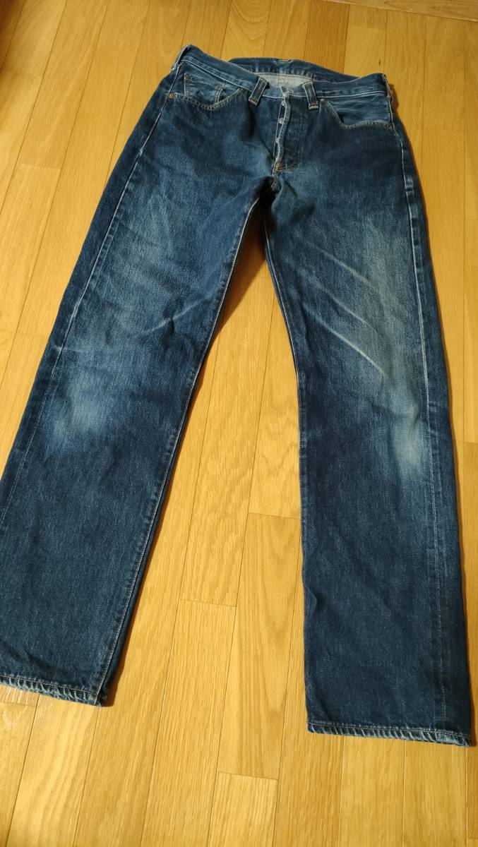 激レア Levi's 201XX USA バレンシア工場製品 リーバイス Ｗ33・L36　米国内限定 赤耳 501XX 555　シンチバック アメリカ製_画像1