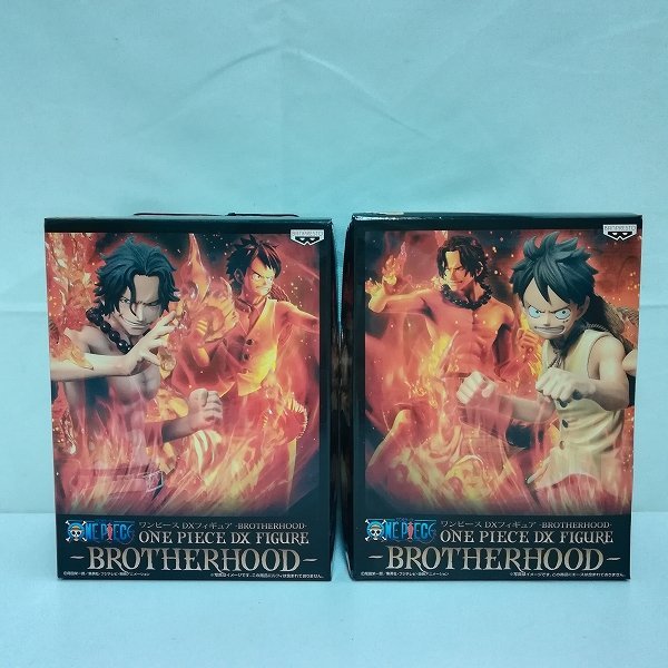 mS382a [未開封] バンプレスト ワンピースDXフィギュア BROTHERHOOD ルフィー エース | ワンピースフィギュア F_画像1