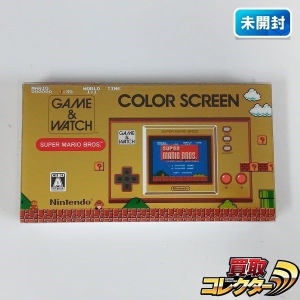 gH349a [未開封] ゲーム&ウォッチ カラースクリーン スーパーマリオブラザーズ /ゲームウォッチ | X_画像1