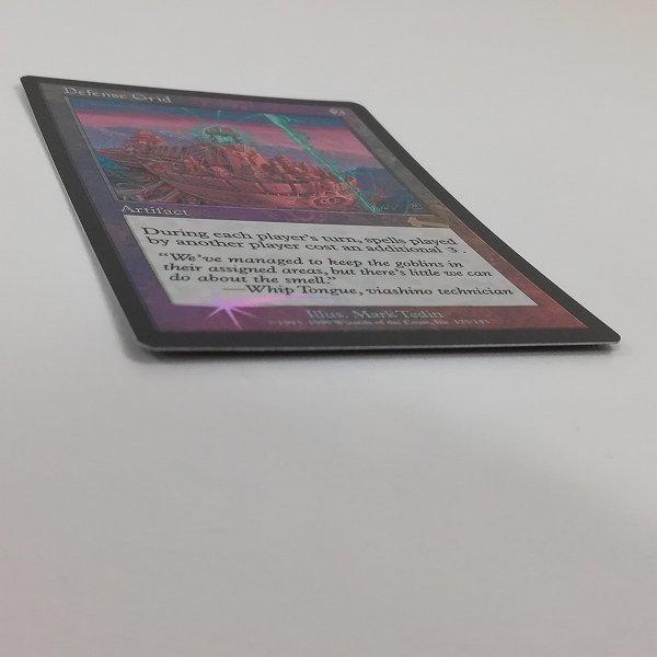 sA017o [人気] MTG Foil 防御の光網 Defense Grid ウルザズ・レガシー ULG 茶 R レア 英語版_画像3