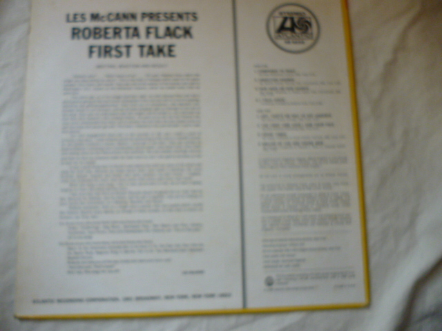 Roberta Flack / First Take 名盤 SOUL US LP Compared To What / Tryin' Times 収録　試聴_画像2