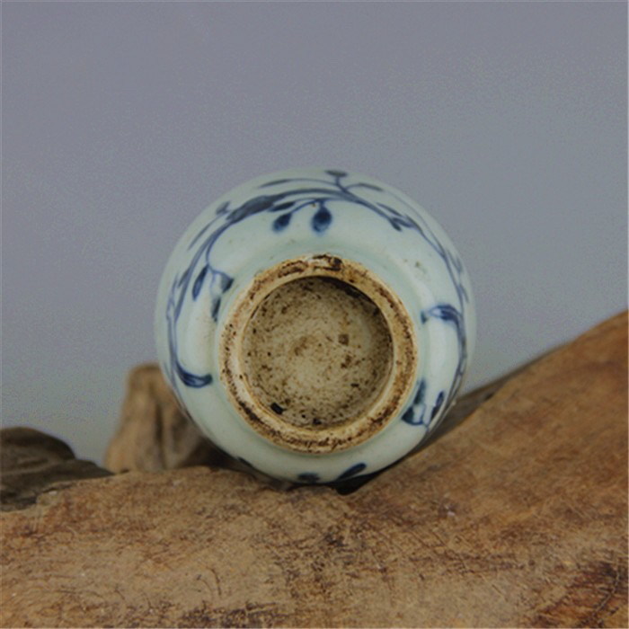 特売 清代 染付 手工 花鳥紋古磁盃 清 - www.bobbybays.com