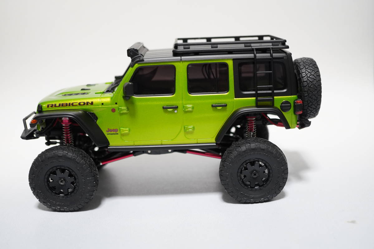 KYOSHO Mini-Z 4x4 レディセット ジープ ラングラー アンリミテッド ルビコン アクセサリーパーツ付 モヒート グリーン 京商 ミニッツ_画像2