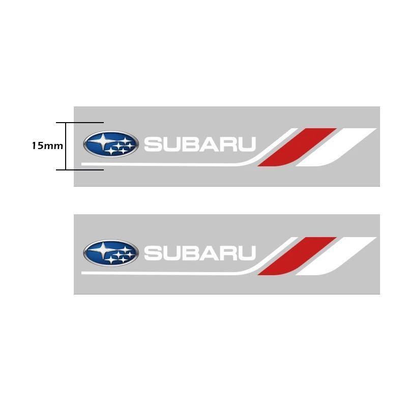 SUBARUスバルワイパーアームステッカー2枚セット　インプレッサWRX、ＷＲＸS4STIレヴォーグ、フォレスター、レガシィ、ＢＲＺ、XV等_画像2