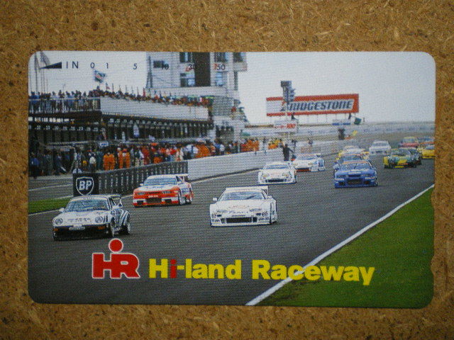 kuru・Hi-land Raceway　ブリヂストン　テレカ_画像1