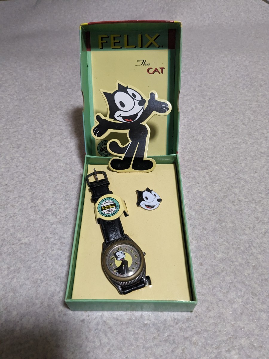 FOSSIL フォッシル FELIX フェリクス 腕時計 限定15000本 ビンテージ 中古現状品_画像1