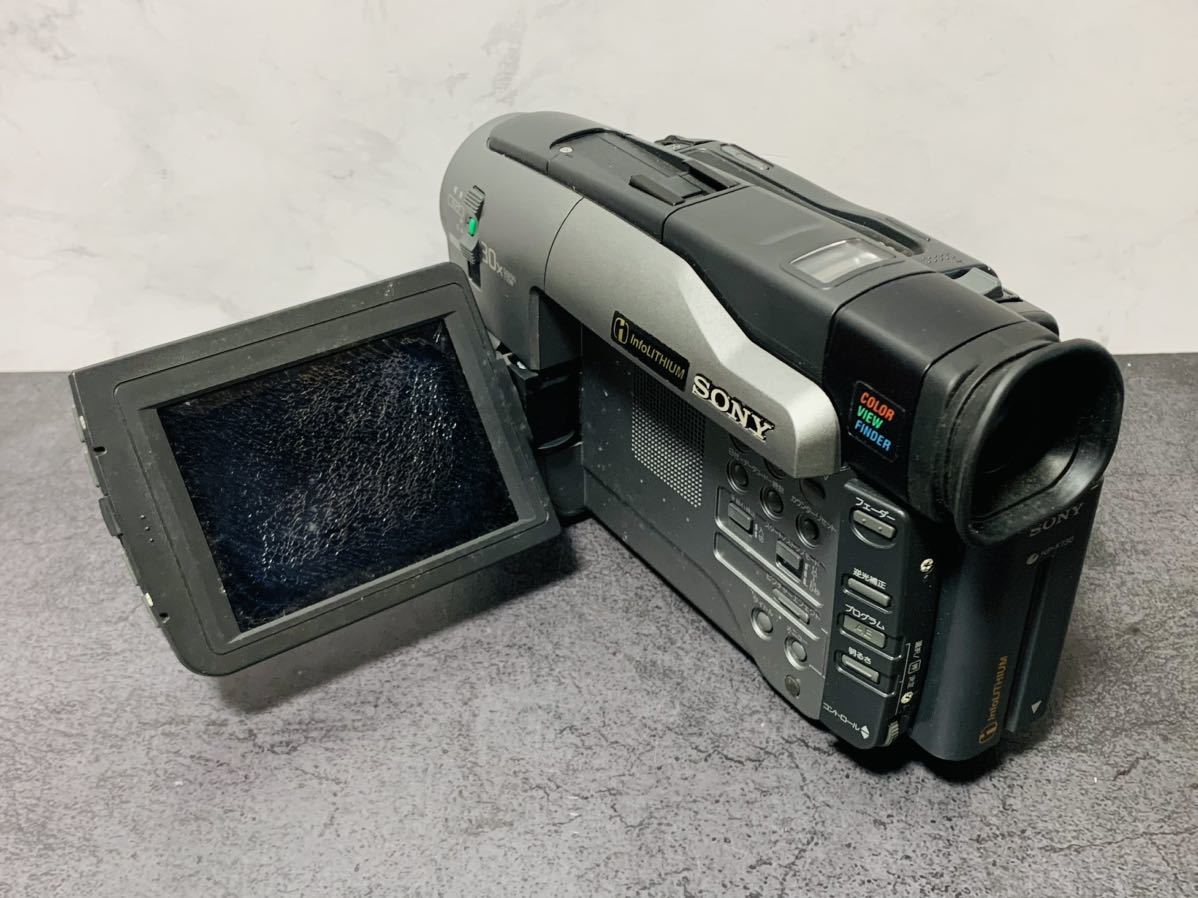 【ジャンク】 SONY ソニー ハンディカム ビデオカメラ ビデオデッキ CCD-TRV91 NTSC VideoHi8_画像6