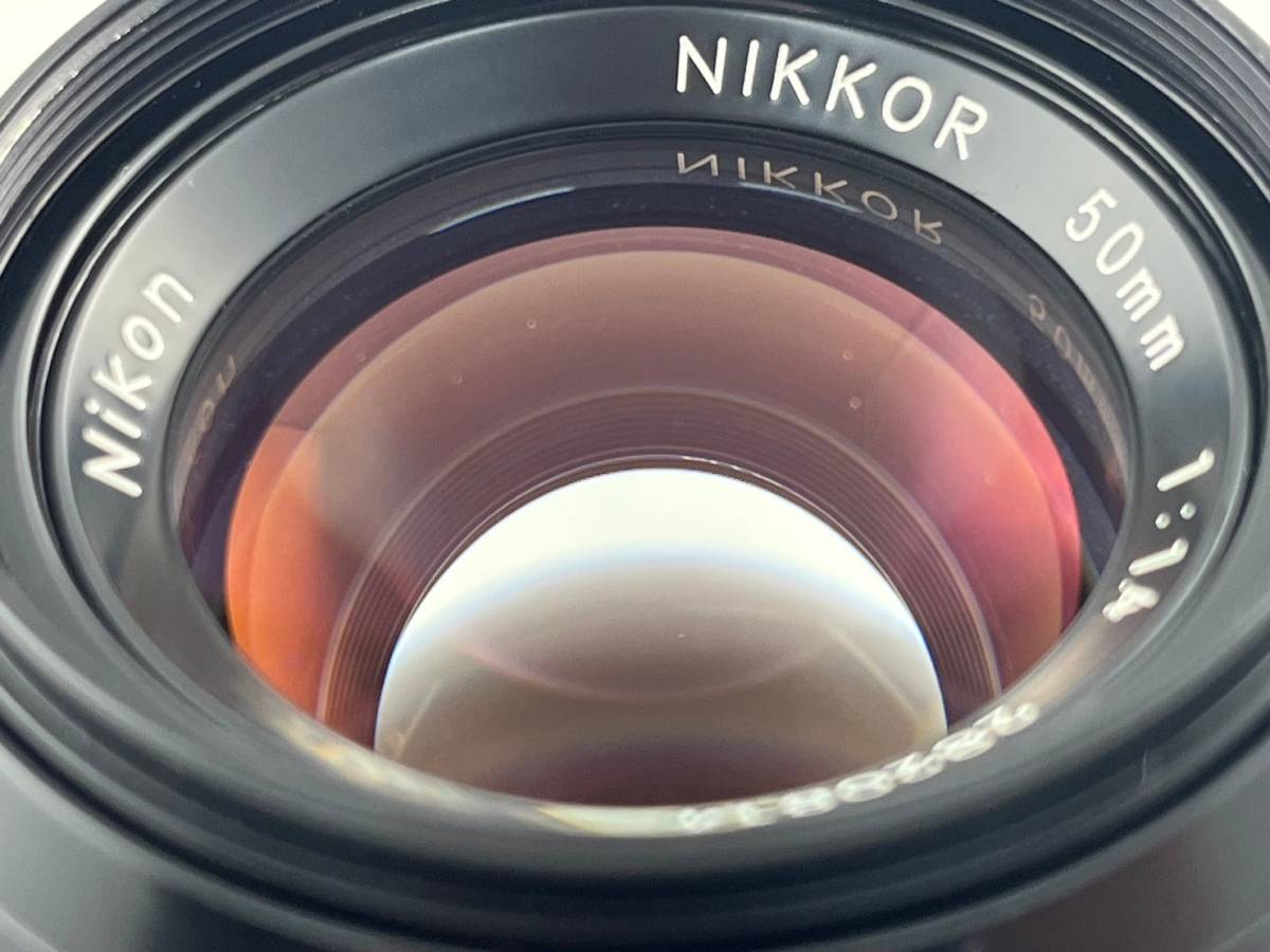 11M2★Nikon/ニコン★ Nikkor 50mm F1.4 Ai レンズ MF 一眼レフカメラ_画像6