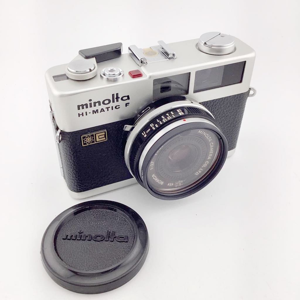 MINOLTA HI-MATIC F ROKKOR 1:2.7 f=38mm フィルムカメラ【k2385-n6】_画像1