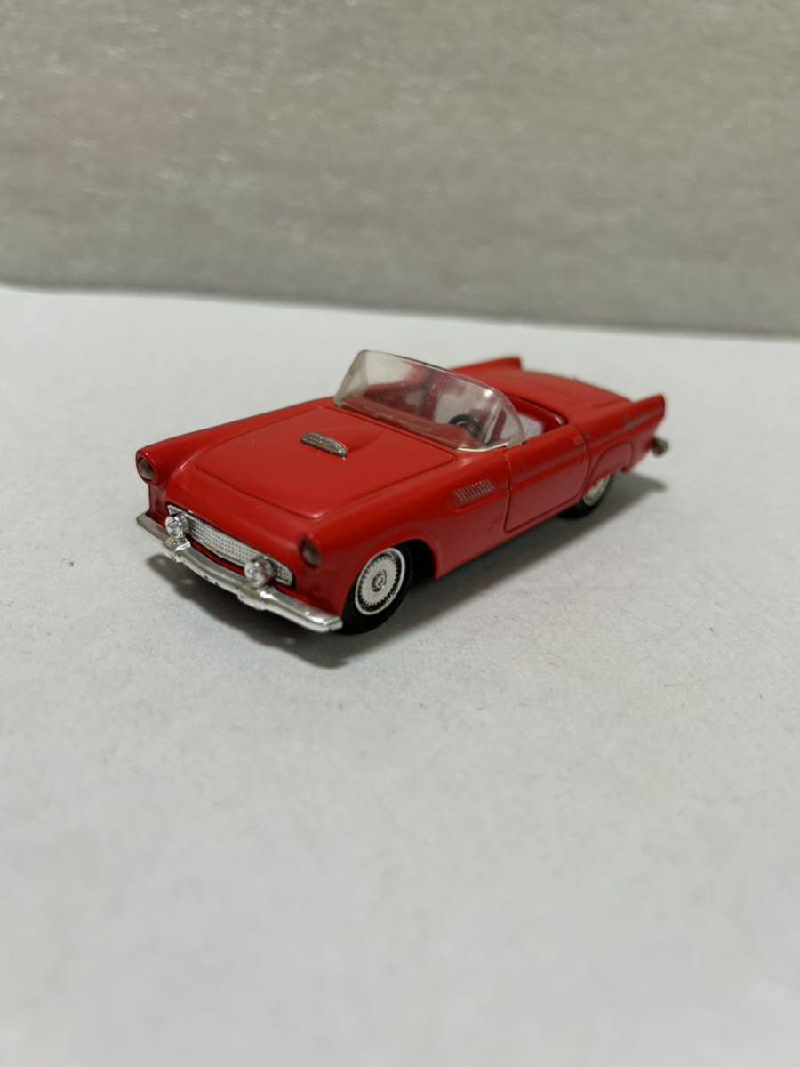 レア絶版希少！HIGH SPEED／ハイスピード！Ford Thunderbird コンバーチブル！レッドカラー！1/43スケール！当時物！入手困難モデル！_画像1