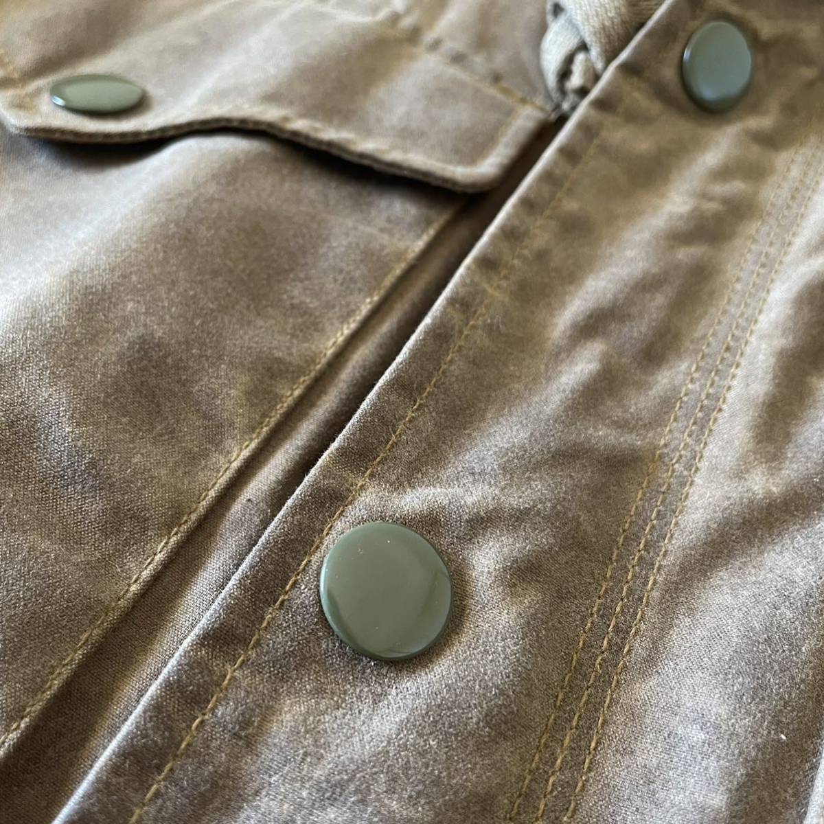 名作】RRL “Collins Oilcloth Jacket” M オイルクロス ワックス
