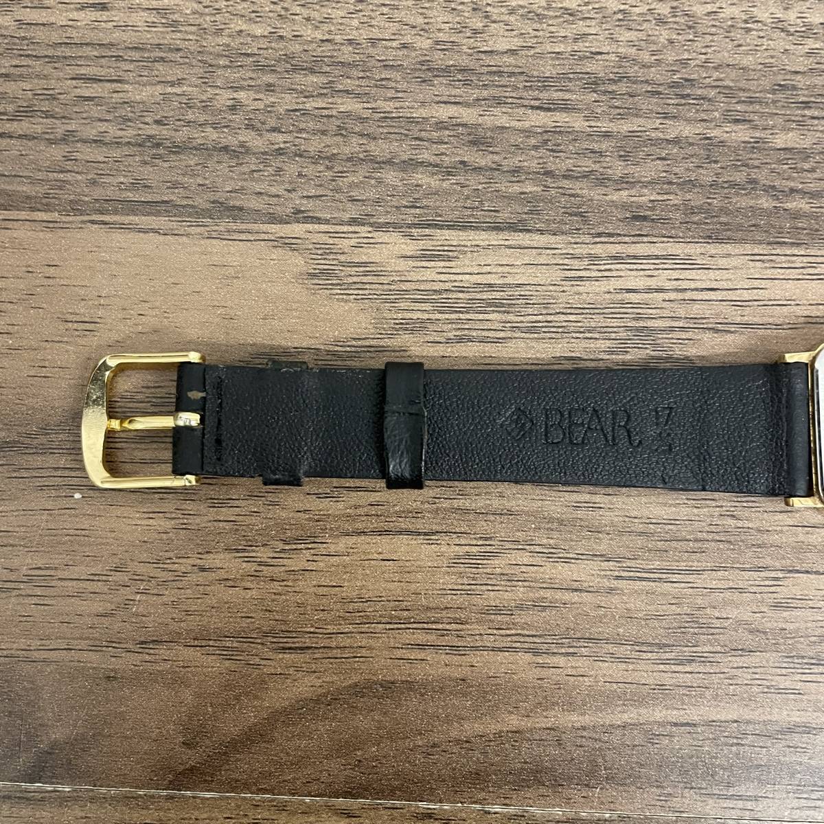 [A11-12]【現状品 不動】セイコー SEIKO 7731-5240 ドルチェ ゴールド スクエア メンズ 腕時計 クオーツ 社外ベルト_画像7