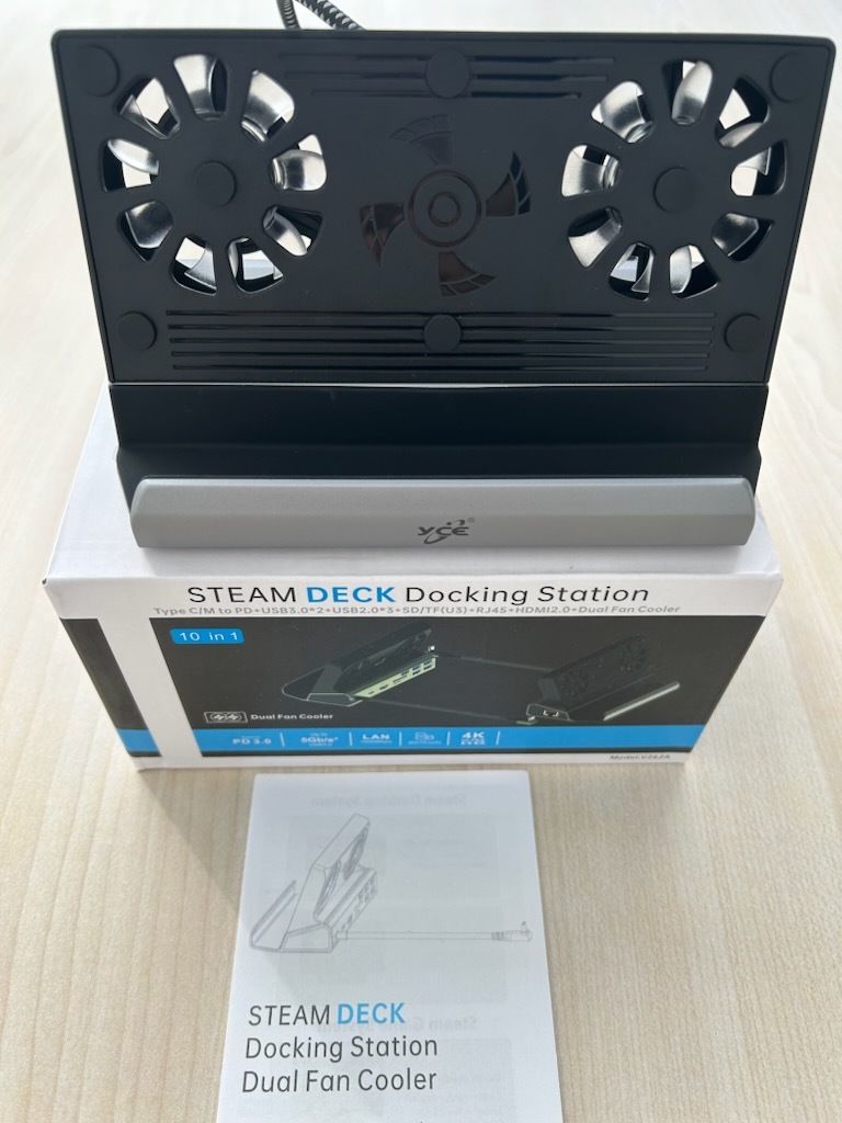 Steam deck ROG ALLY用 TVドック 放熱ファン付き ドッキングステーション HDMI 2.0 ポート4K/1080P USB-C ゲーミング switch_画像6