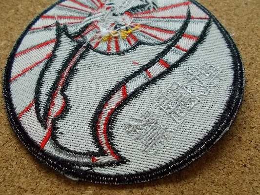 00s 米軍 エアフォース27TH FIGHTER SQ 『戦闘鷹 』日昇ラプターパッチ刺繍ワッペンFightin' Eagle /嘉手納タイガーエンブ腕章ARMY部隊章_画像6