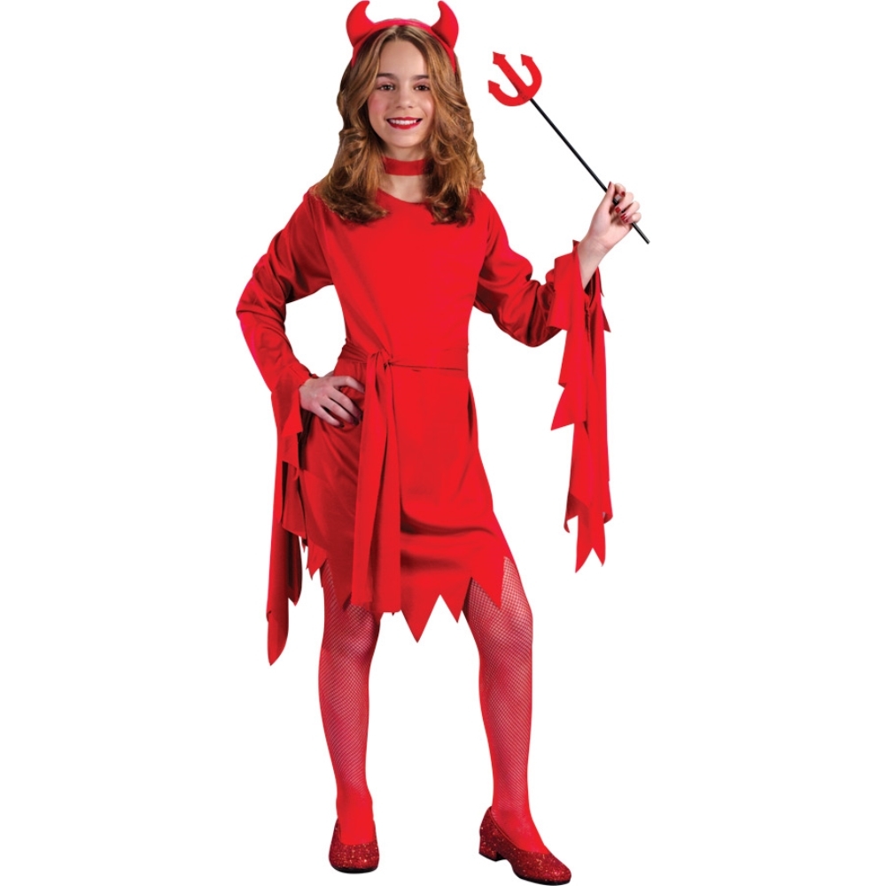 悪魔　デビル　衣装、コスチューム　子供女性用　コスプレ_画像2