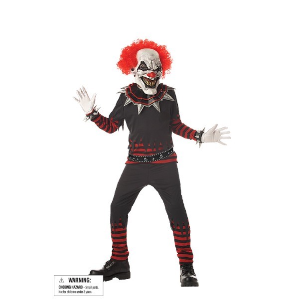 ピエロ　コスチューム　ホラー　子供男性用　コスプレ衣装　EVIL CLOWN_画像2