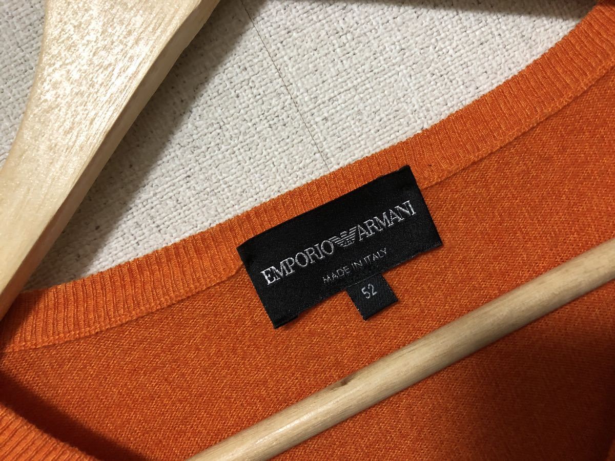 超美品！エンポリオアルマーニ　EMPORIO ARMANI カシミヤニット　52_画像4