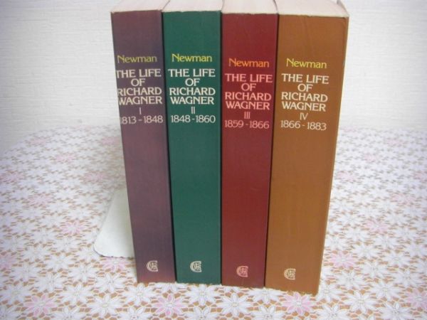 洋書 The life of Richard Wagner 全4冊揃 Ernest Newman C67_画像1