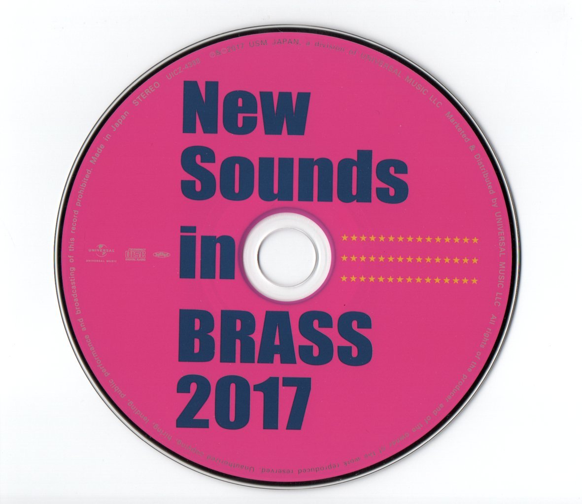 送料無料 吹奏楽CD ニュー・サウンズ・イン・ブラス2017 アース・ウインド&ファイアーメドレー 宇宙戦艦ヤマトハイライト オネスティの画像3