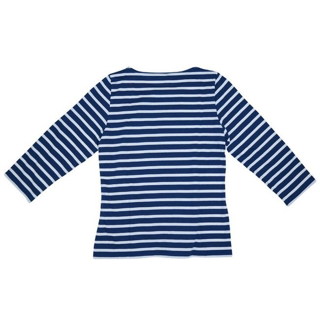 SAINT JAMES GALATHEE Tシャツ 七分袖 カットソー ボーダー レディース　 MARINE ECRU セントジェームス　made in france フランス製　新品