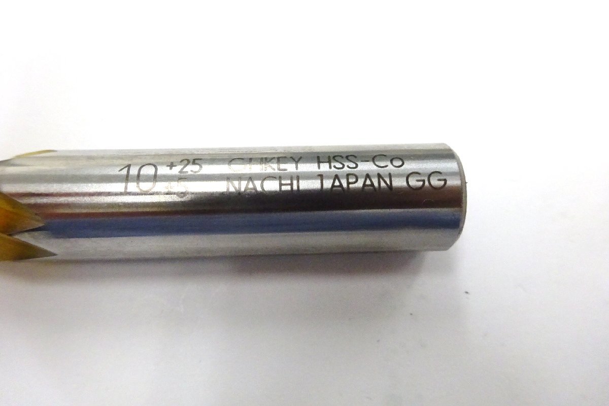 NACHI　エンドミル　10mm　2刃　シャンクΦ12　送料無料_画像5