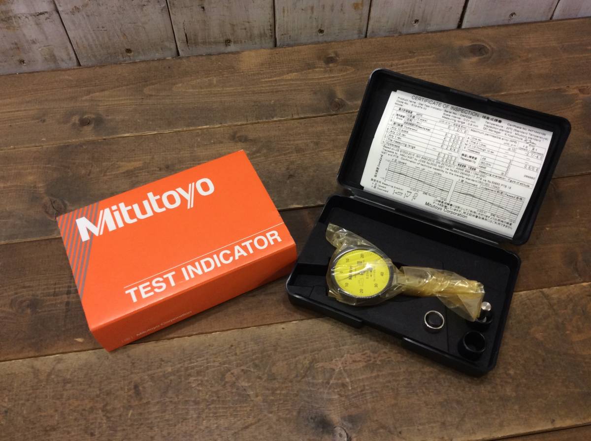 ●【WH-8528】未使用 Mitutoyo ミツトヨ テストインジケータてこ式ダイヤルゲージ 513-474-10H TI-113HRX【レターパックプラス可】_画像1