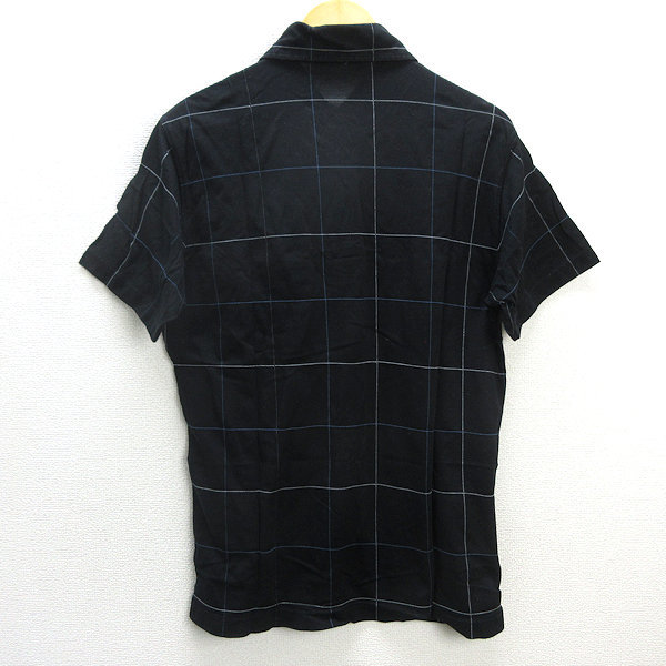 z■チャップス/CHAPS Ralph Lauren 鹿の子/半袖ポロシャツ【L】黒/men's/167【中古】■_画像3