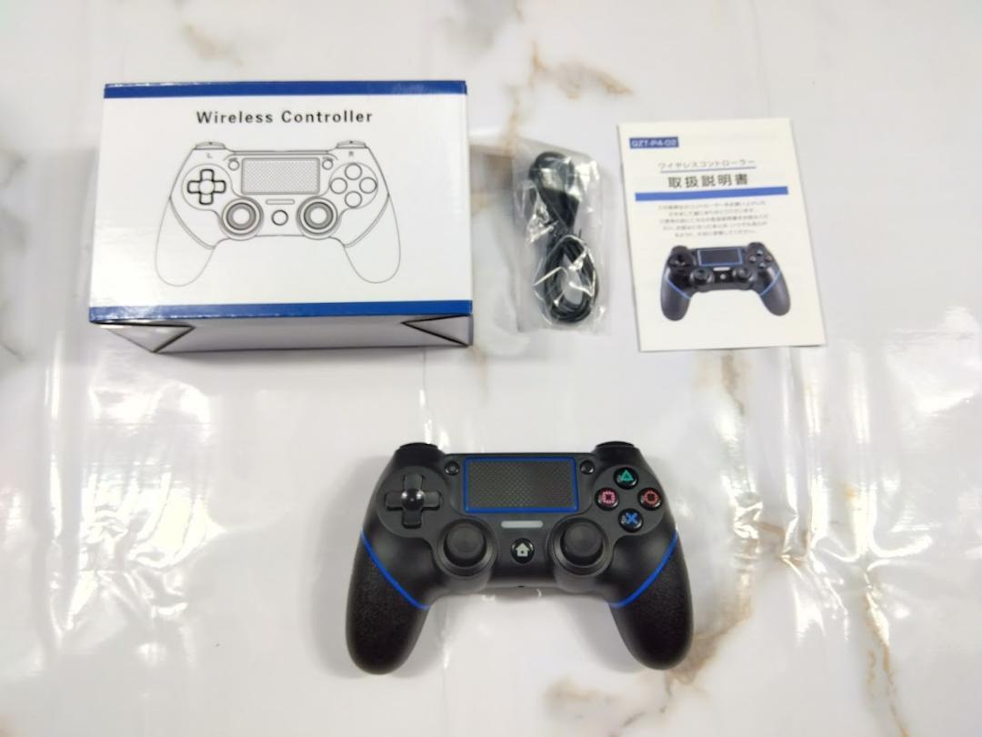 新品・未使用 PS4 ワイヤレスコントローラー付属品等(説明書、ケーブル)