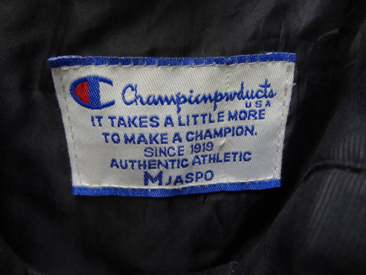 全国送料無料 チャンピオン Champion ゴールドウィン製 メンズ 黒色 中綿 ファー付きポリエステル素材パーカーコート ジャケットアウター M