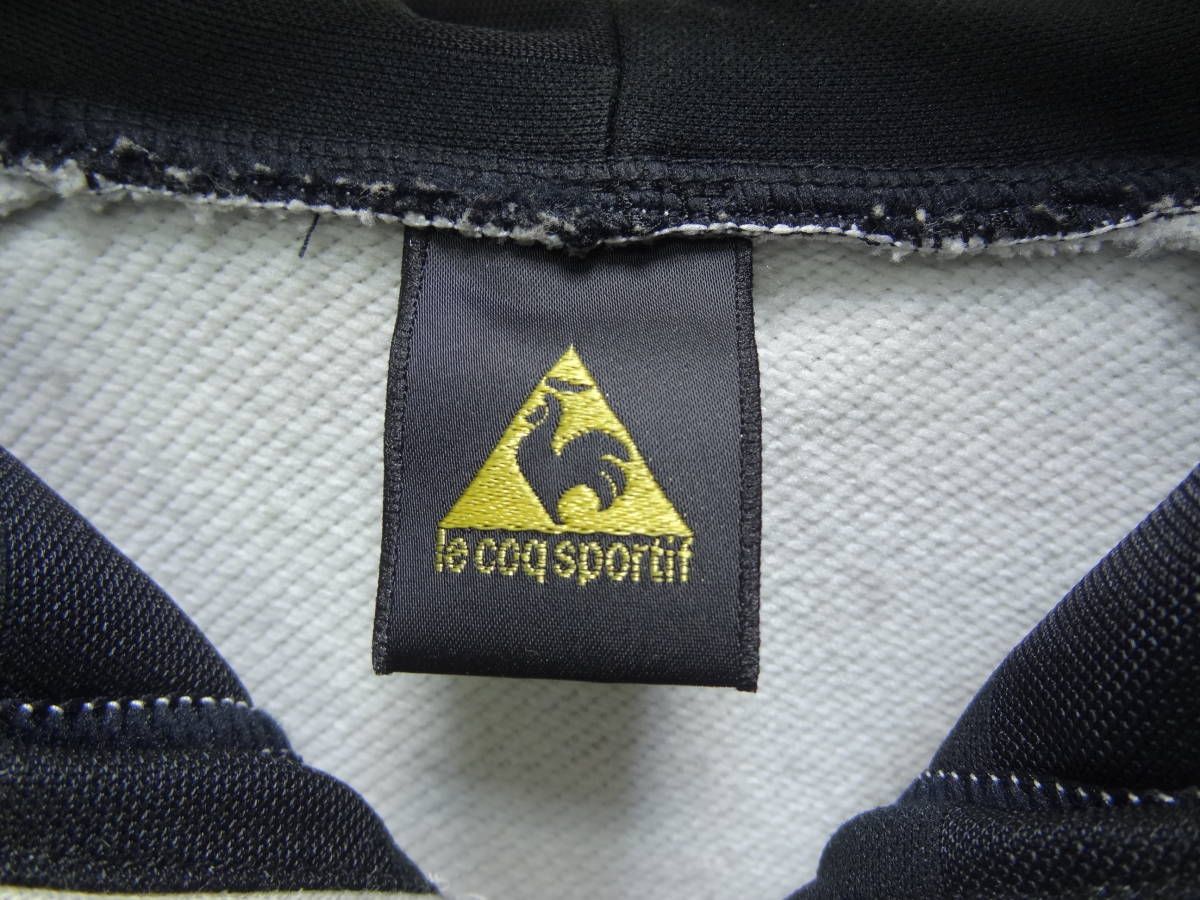 全国送料無料 ルコックスポルティフ le coq sportif デサント製 メンズ ジップアップスウェットパーカー O(XL)_画像2