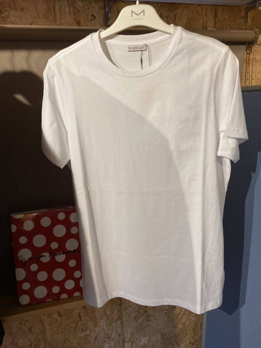 MONCLER モンクレール T- SHIRT GIROCOLLO Tシャツ 白 ホワイト ロゴ