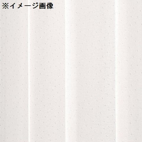 即決 未使用 日本製 レースカーテン 巾100×丈176cm 2枚入 アレルフレッシュスーパー ホワイト 遮熱 洗える フック付 ユニベール_画像8