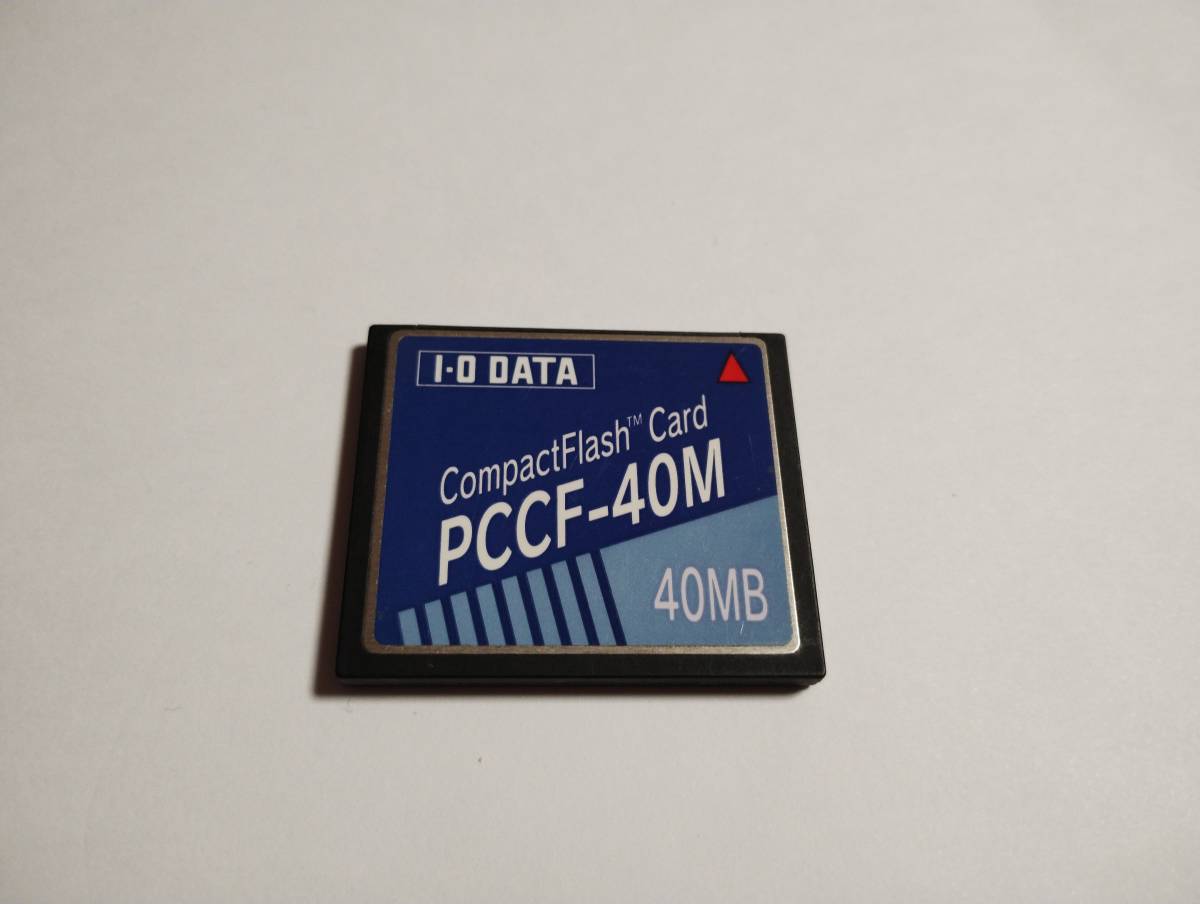 40MB メガバイト I・O DATA CFカード フォーマット済み コンパクトフラッシュ メモリーカードの画像1