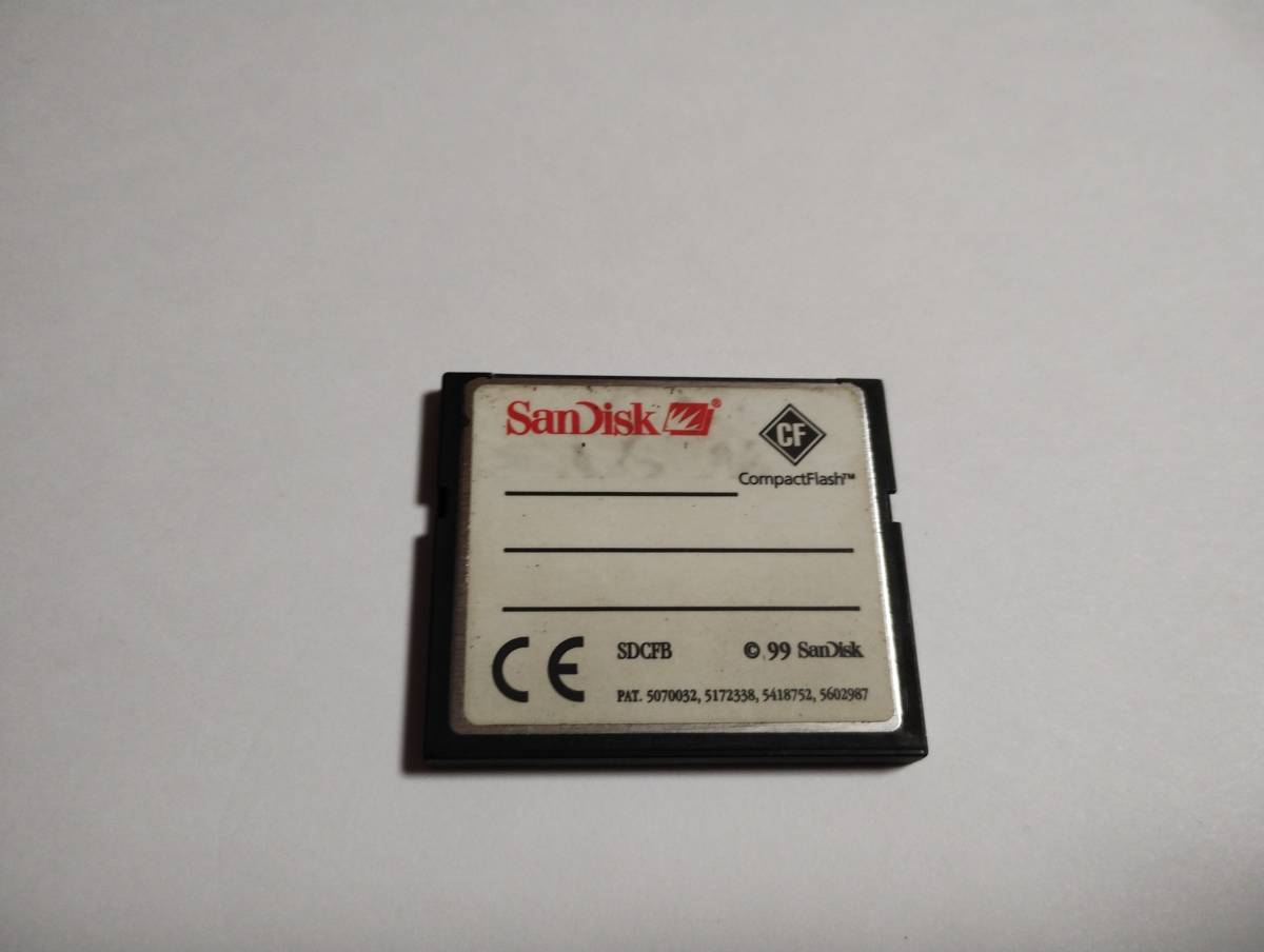 8MB　メガバイト　SanDisk　CFカード　フォーマット済み　コンパクトフラッシュ　メモリーカード_画像2