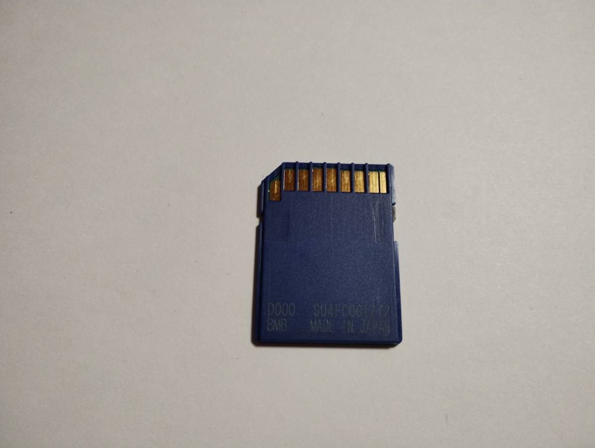 8MB mega bite Victor SD card memory card 