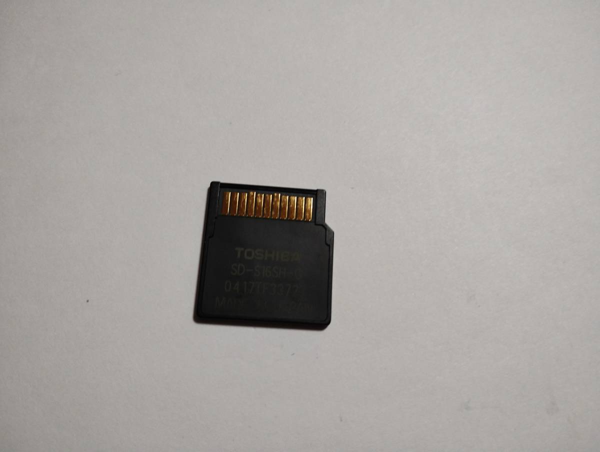 16MB　メガバイト　TOSHIBA　miniSDカード　フォーマット済み　メモリーカード ミニSDカード_画像2