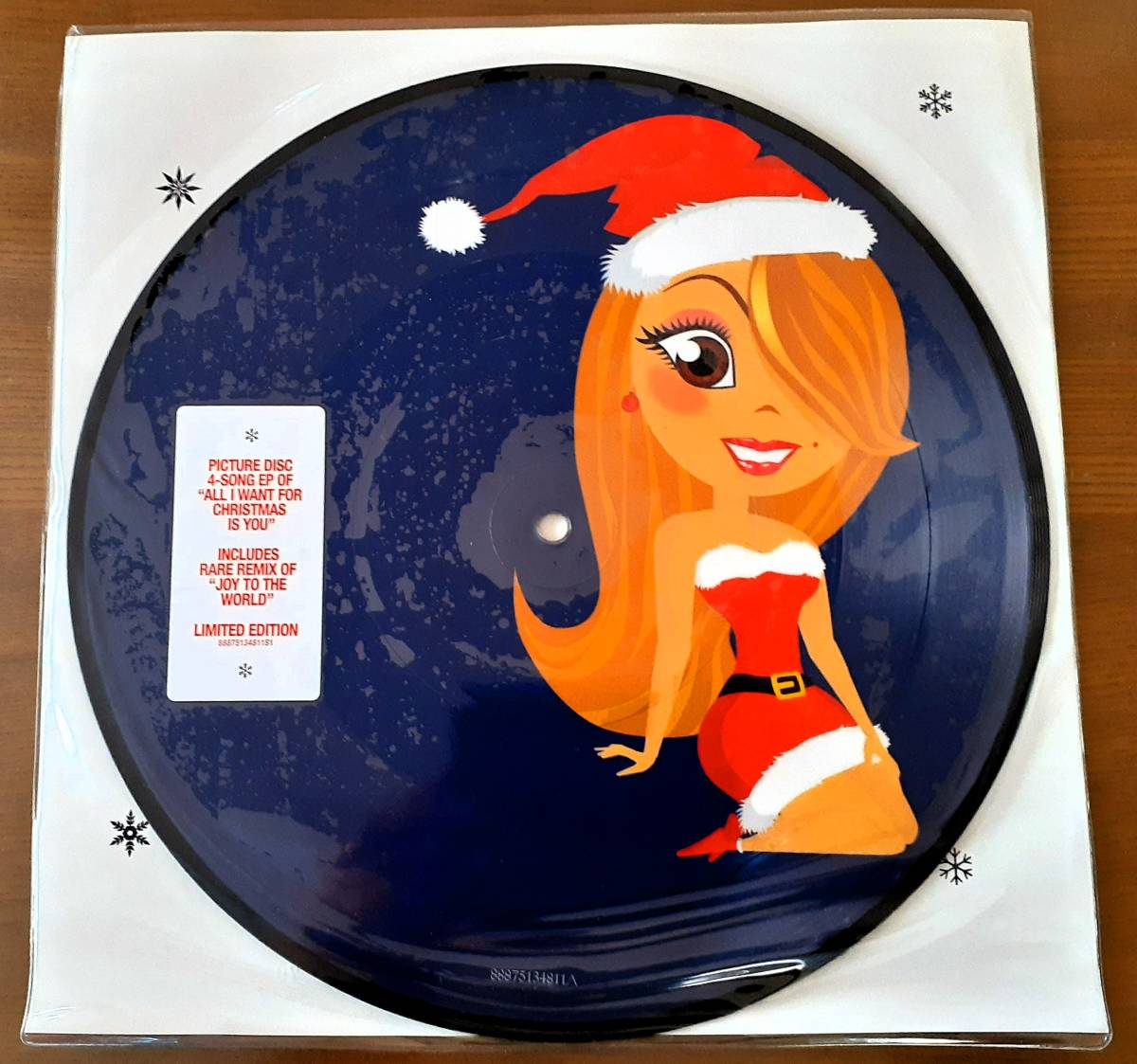 新品　Mariah Carey　マライア・キャリー　All I Want For Christmas Is You　恋人たちのクリスマス　RSD 限定 ピクチャー盤 10”レコード_画像1