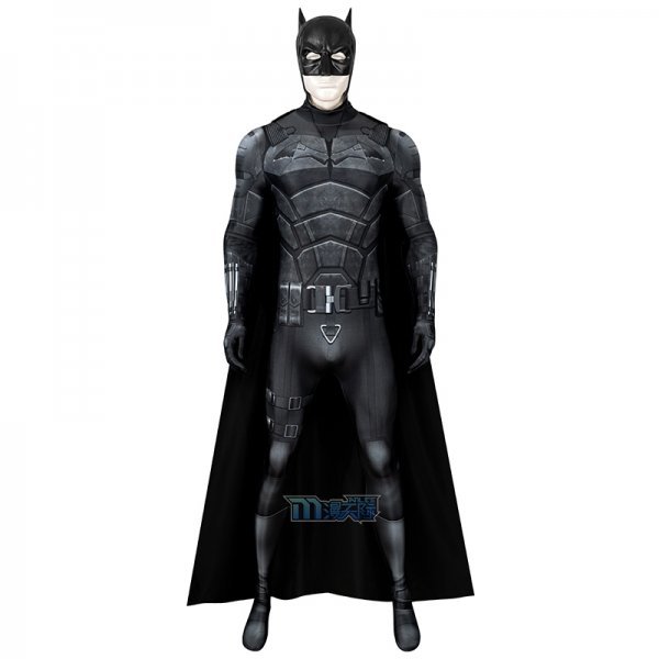 xd569工場直販 実物撮影 バットマン Batman ブルース・ウェイン ロバート・パティンソン ジャンプスーツ コスプレ衣装 ※マスク別途追加※