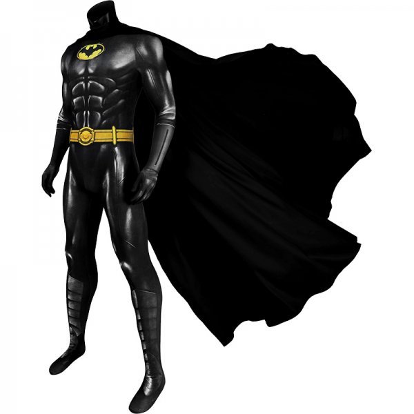 xd558工場直販 高品質 実物撮影 バットマン Batman ブルース・ウェイン ジャンプスーツ コスプレ衣装 ※マスク別途追加※_画像1